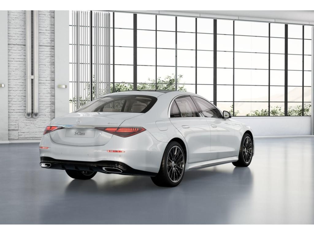 Mercedes S 580e 4MATIC AMG LONG | předváděcí auto skladem | bílá s béžovou kůží | sleva | nákup online | auto eshop AUTOiBUY.com